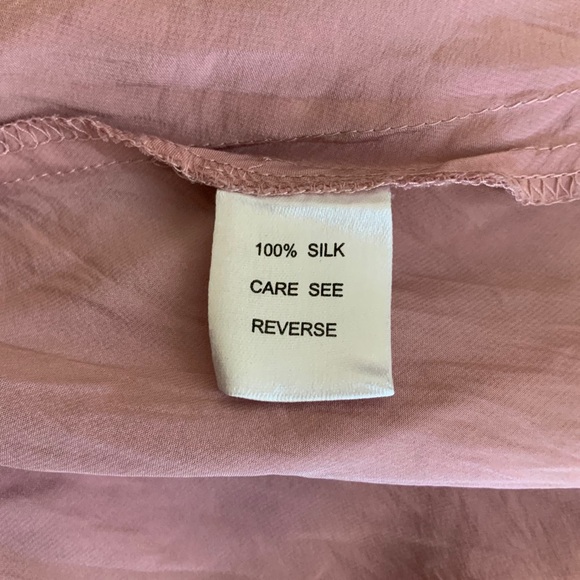 Seven7 Silk Top Plus Size 22/24 Pink With Green - Picture 5 of 10